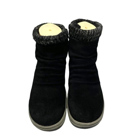 Baretraps Womens Danna Black Suede WTRPF Zip Snow Ankle Bootie Size 6.5 M - Picture 2 of 12